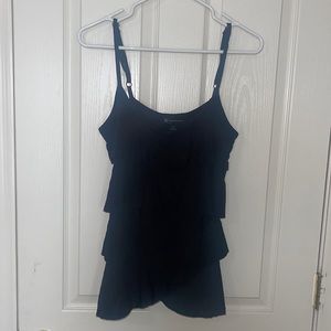 INC spaghetti strap black top